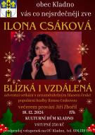 Adventní setkání s Ilonou Csákovou - Kladno 1